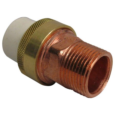 NIBCO 0.75 in. CPVC Male Iron Pipe Transition Union 123790